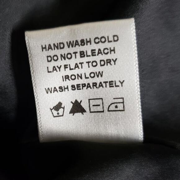 TULAROSA‎ Sabine Mini Dress Sheer Medium LBD Ruffled, Blouson Sleeves - Picture 6 of 11